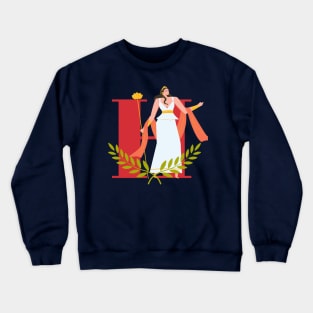 Bow to none, reign with grace - Embrace the strength of Hera Crewneck Sweatshirt